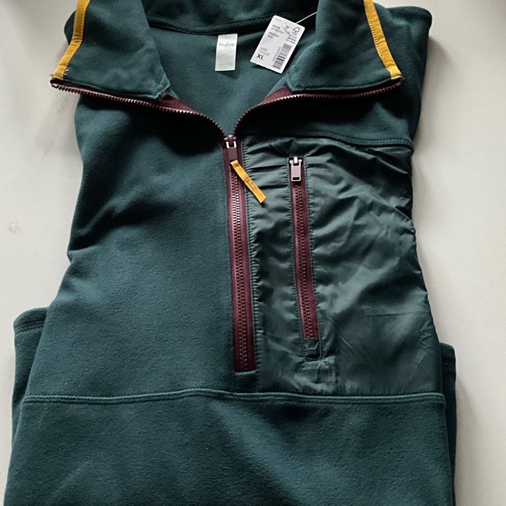 Forest Green Half-Zip Sweatshirt